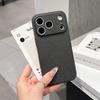 Apple 17PROMAX Lychee Leather Texture Phone Case with Large Window and Anti-fall Protection