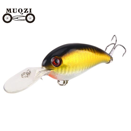 1Pc Crank 3D Eyes Fishing Lure Hard Bait Bass Crankbait Sharp Fish Hook Tackle