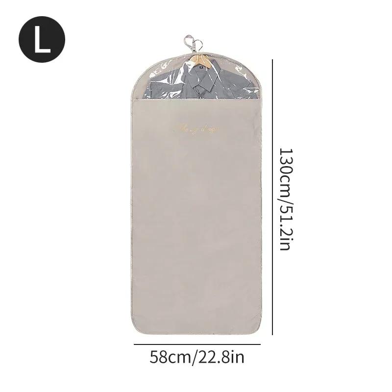 Satynowy Pokrowiec na Ubrania Pokrowiec Wiszący na Sukienkę Ochraniacz na Garnitur Płaszcz Torba do Przechowywania w Szafie Satynowy Pyłoszczelny Organizer na Odzież Sukienkę