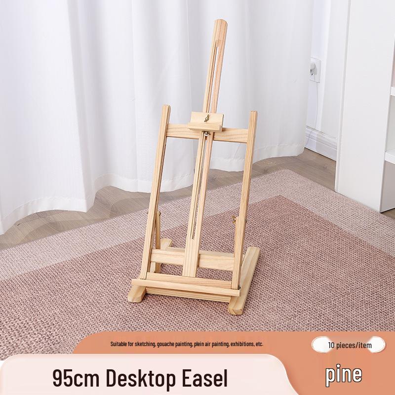 Portable Solid Wood Children s Easel & Sketch Stand for Watercolor and Oil Painting