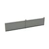 Fence Wall Panel NScale Diorama Gray Model Train for Hobbyists, Rail