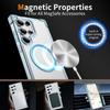 For Samsung Galaxy S25 Ultra Magnetic Case Reinforced Corners TPU + Acrylic Back Cover