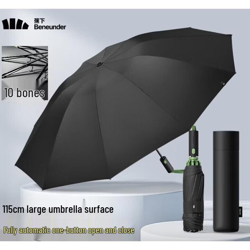 

Beneunder RP63224 Automatic 10-Rib Folding Umbrella