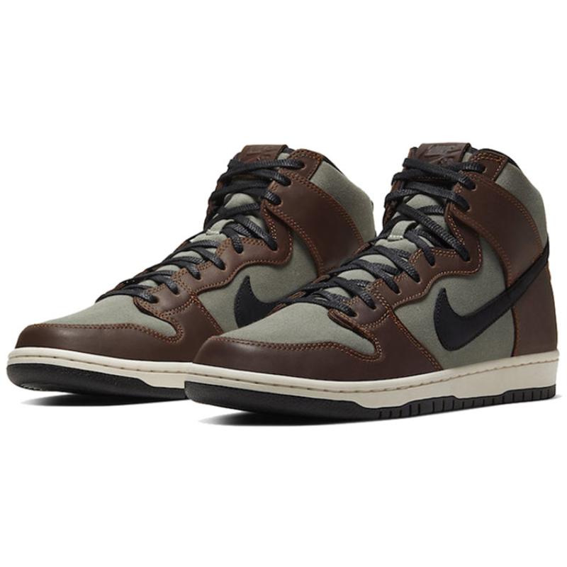 Nike Sb Dunk High Pro 'Baroque Brown' Skateboard Shoes BQ6826-201