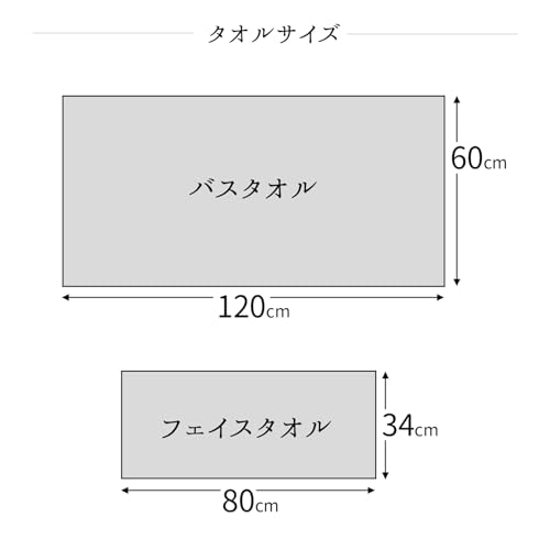 Imabari Factory Imabari Towel Certified Bath Towel Made In Japan Dark Gray Approx. 120 X 60cm Set of 2
