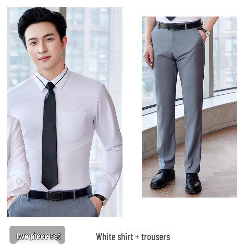 Women's Short Sleeve White Shirt for Work and Interviews - New Spring Arrival