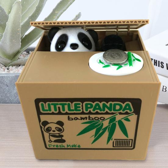 Pușculiță Furtul automat de bani Bancă de monede Pușculiță Pisica lacomă Pușculiță compatibilă cu monede din SUA Cutie de economisire a banilor pentru copii