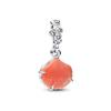 Pandora Coral Colored Shell Double Dangle Charm 793821C01