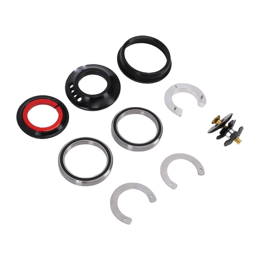 Bike Hidden Headset for IS52 28.6mm Straight Steerer Upper and ZS56 40mm Tapered Steerer Lower with 6.5mm Compression Ring
