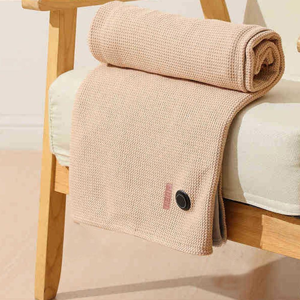 Fashion Wearable USB Electric Heated Blanket Washable 3 Heating Levels Warm Shawl Portable Heating Lap Blanket Office
