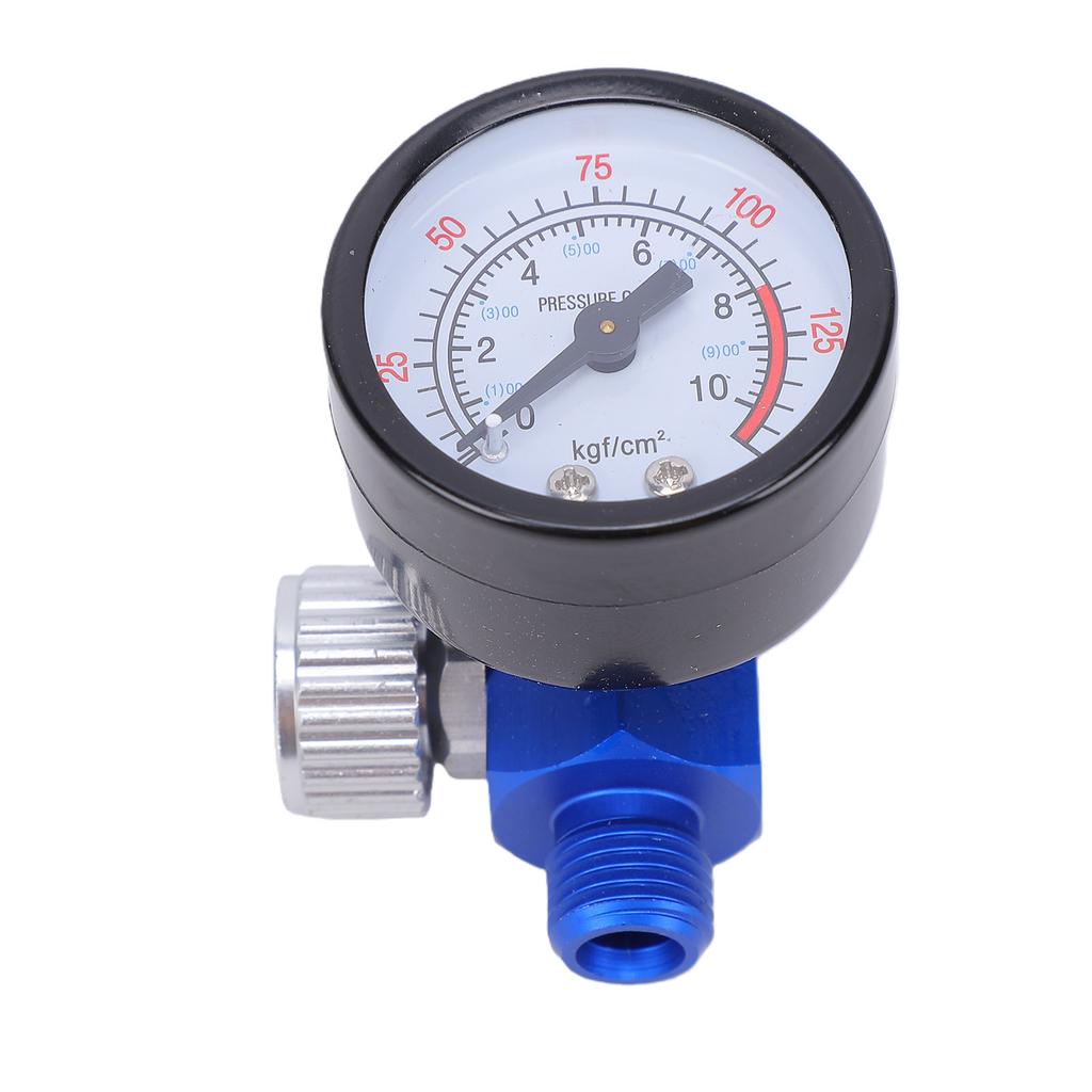 1 4  Spray Paint Gun Air Pressure Regulator Pressure Gauge Pneumatic Tool Accessory