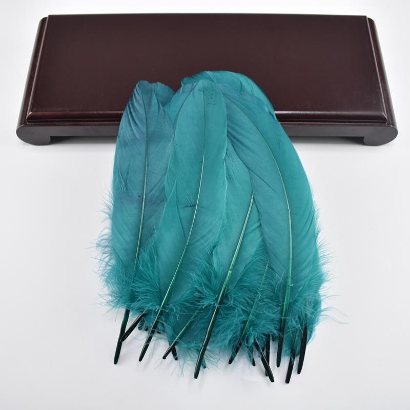 

Жесткий стержень Натуральные гусиные перья Для поделок Плюмаж 6-8 дюймов/15-20 см Ювелирные изделия Утиное Перо Фазана Свадьба Домашнее украшение 20 Pcs озеро синий