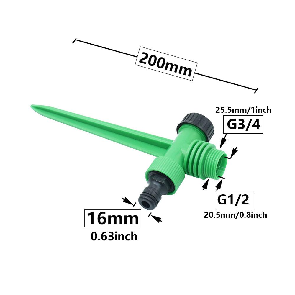 

Пластиковый держатель для насадки с резьбой 1/2 3/4 дюйма вставляется в соединитель шланга 1/2 3/4 для вращающегося садового разбрызгивателя
