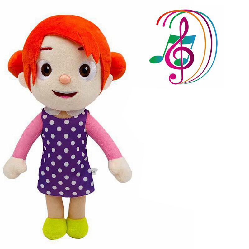 Music Toy Plush Jj Family Stuffed Dolls Educational Gift Kid