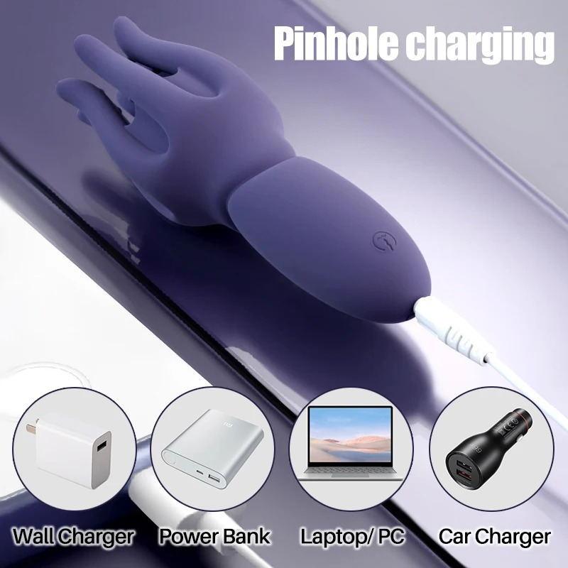 Powerful Vibrator Octopus Vibrating Penis Massager Glans Stimulator Delayed Training Reusable Vibrator