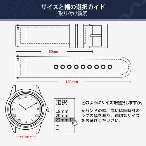 BINLUN Canvas Watch Strap, Quick Release, Fabric Watch Band, 18mm, 20mm, 22mm, 24mm, Breathable Replacement Strap for Smartwatches, Unisex, 7 Colors,