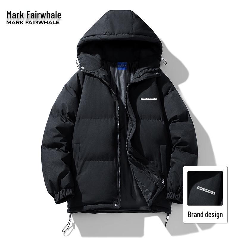 Mark Fairwhale Men's Winter Hooded Padded Jacket