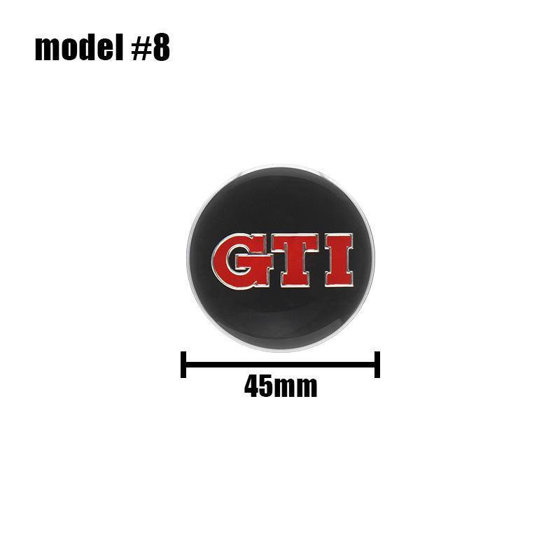 MPSGW1 Car Steering Wheel Emblem Sticker Interior Accessories For VW Polo Golf GTI Passat Scirocco Beetle Tiguan Magotan Golf 5 4 6 Mk4