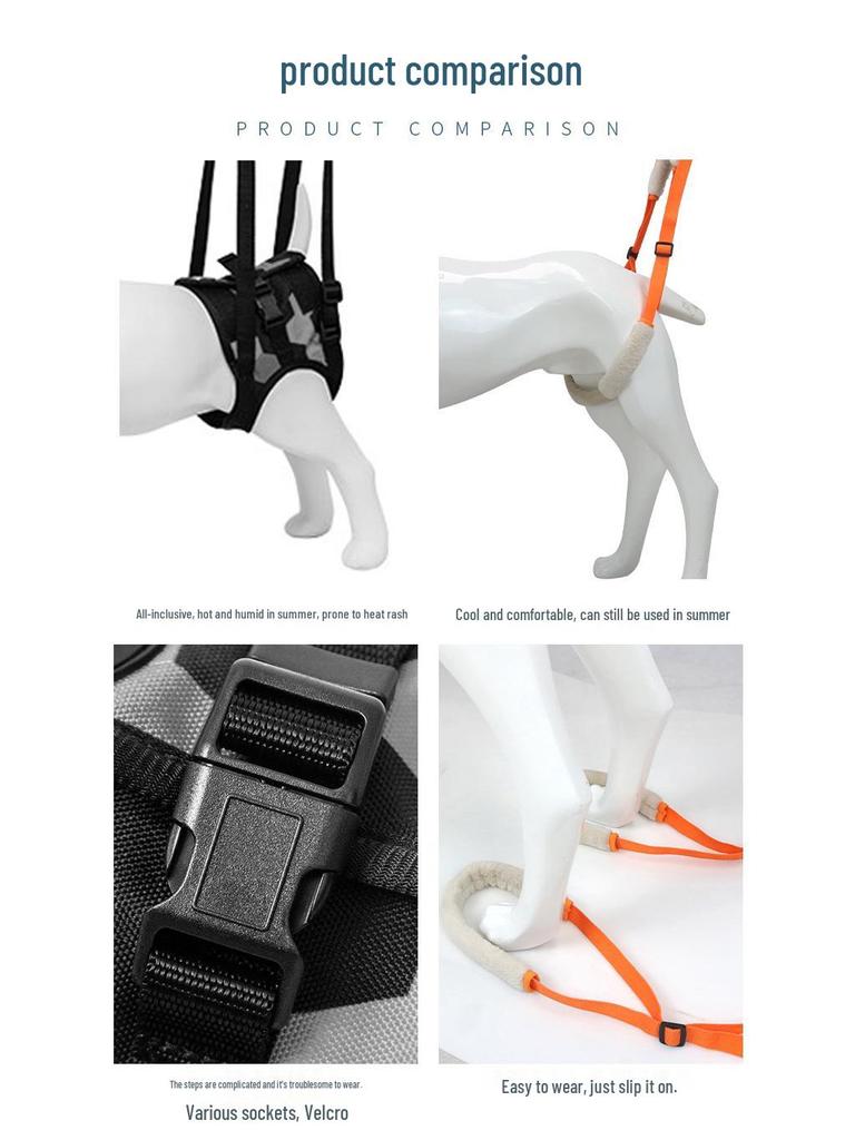 Pet Lifting Support Leash for Dogs - Forelimb & Hind Leg Assistance Post-Op or Senior Walking Aid