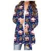 Women's Cardigan Coat,Christmas Cardigan Open Front Long Sleeve Sweater Coat Casual Jacket