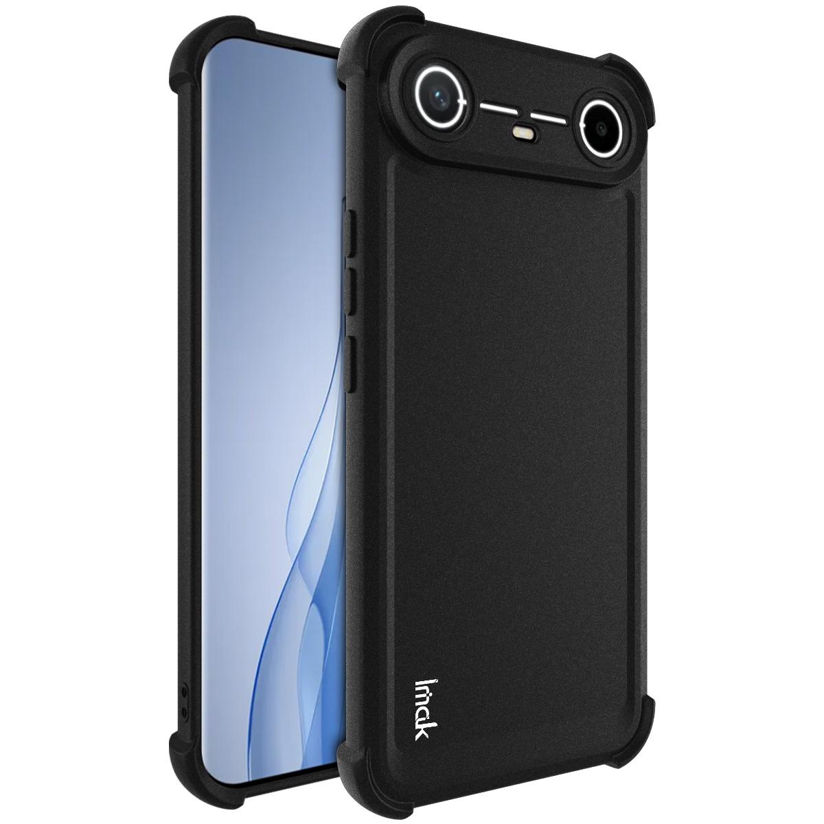 

Для Tecno Spark Slim Чехол для телефона IMAK Ударопрочный Мягкий чехол Tecno Spark Slim чёрный