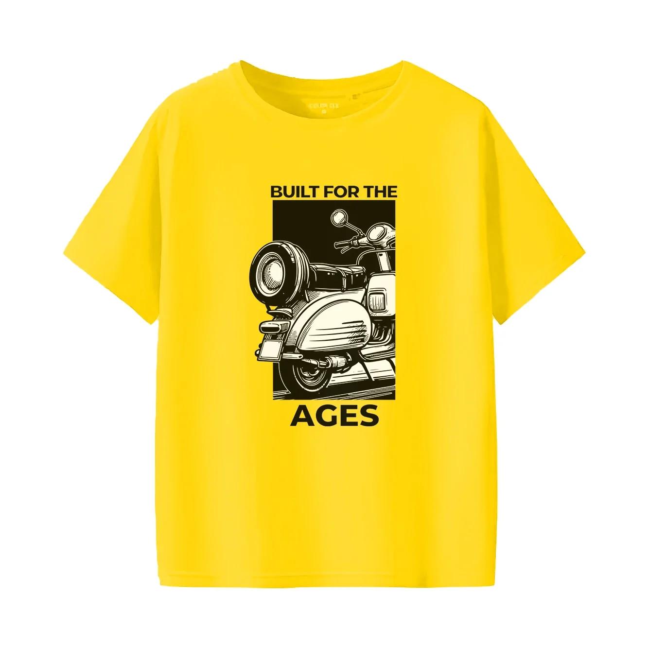 

Pursuing freedom cool motorcycle print casual round neck short sleeved Tshirt for Women summer Tshirt S