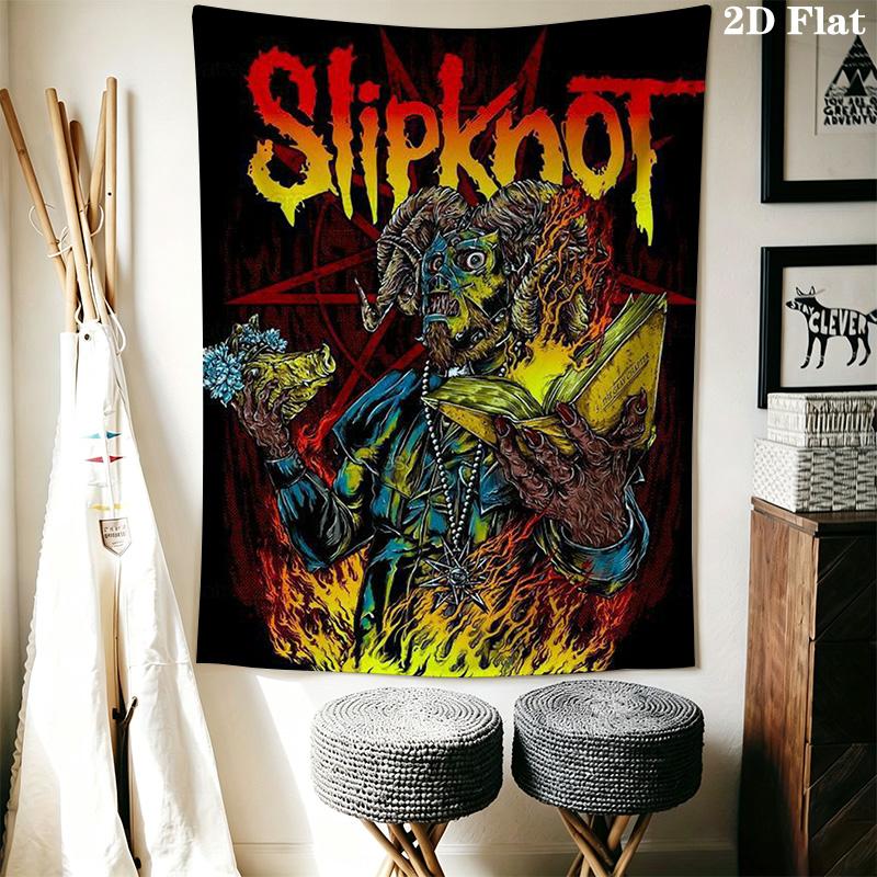 Slipknot Band Wall Tapestry Tapestry Wallmounted Background Cloth Home Decor Homestay Soft Decoration Tapestry Soft