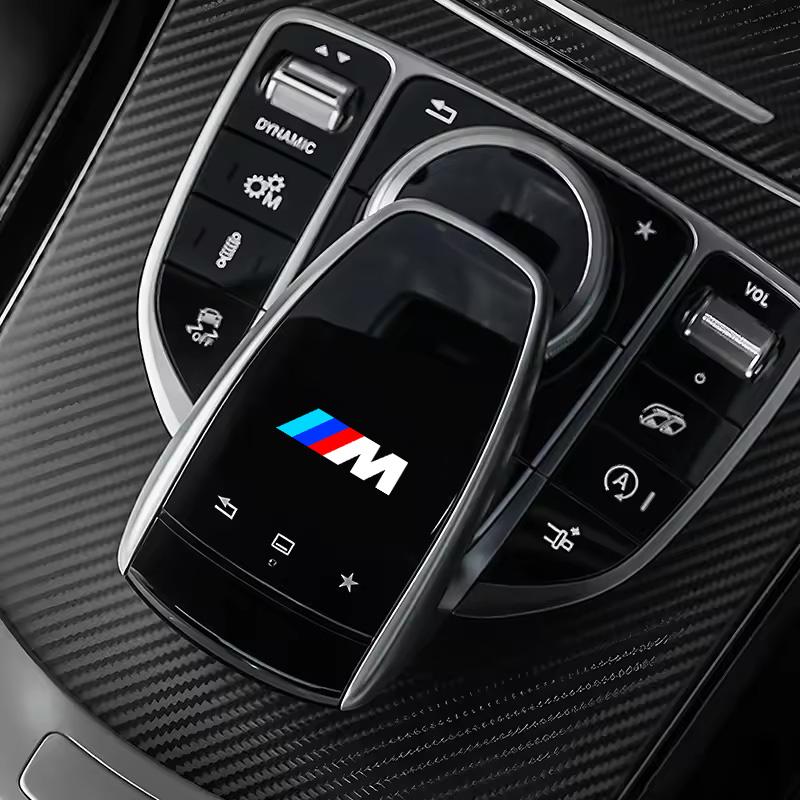 5/10pcs Car Interior Sticker Central Control Decals Emblem Badge Car Styling For BMW F30 F10 E90 F20 E46 E60 E70 E39 E36 E87 E92