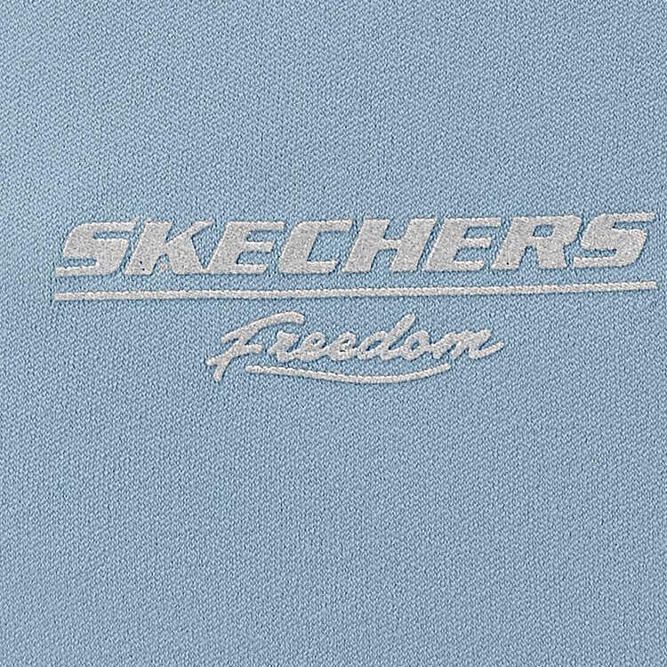 Skechers Freedom Series Zippered Minimalist Hooded Long Sleeve Jacket Women jackets Space-Blue P125W073-055B