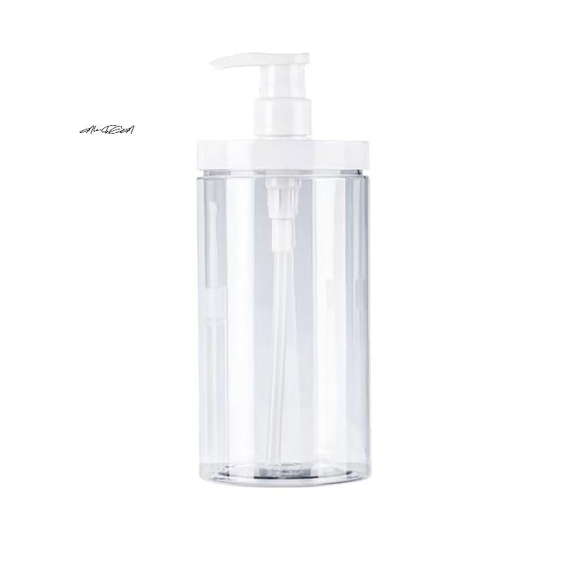 500/1000ML Clear Wide Mouth Liquid Container - Bath Gel Soap Dispenser Shampoo Lotion Bottles for Hand Washing And Sub Bottle