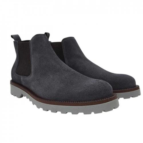 Nicholas Deakins Mens Republic Suede Flat Chelsea Boots