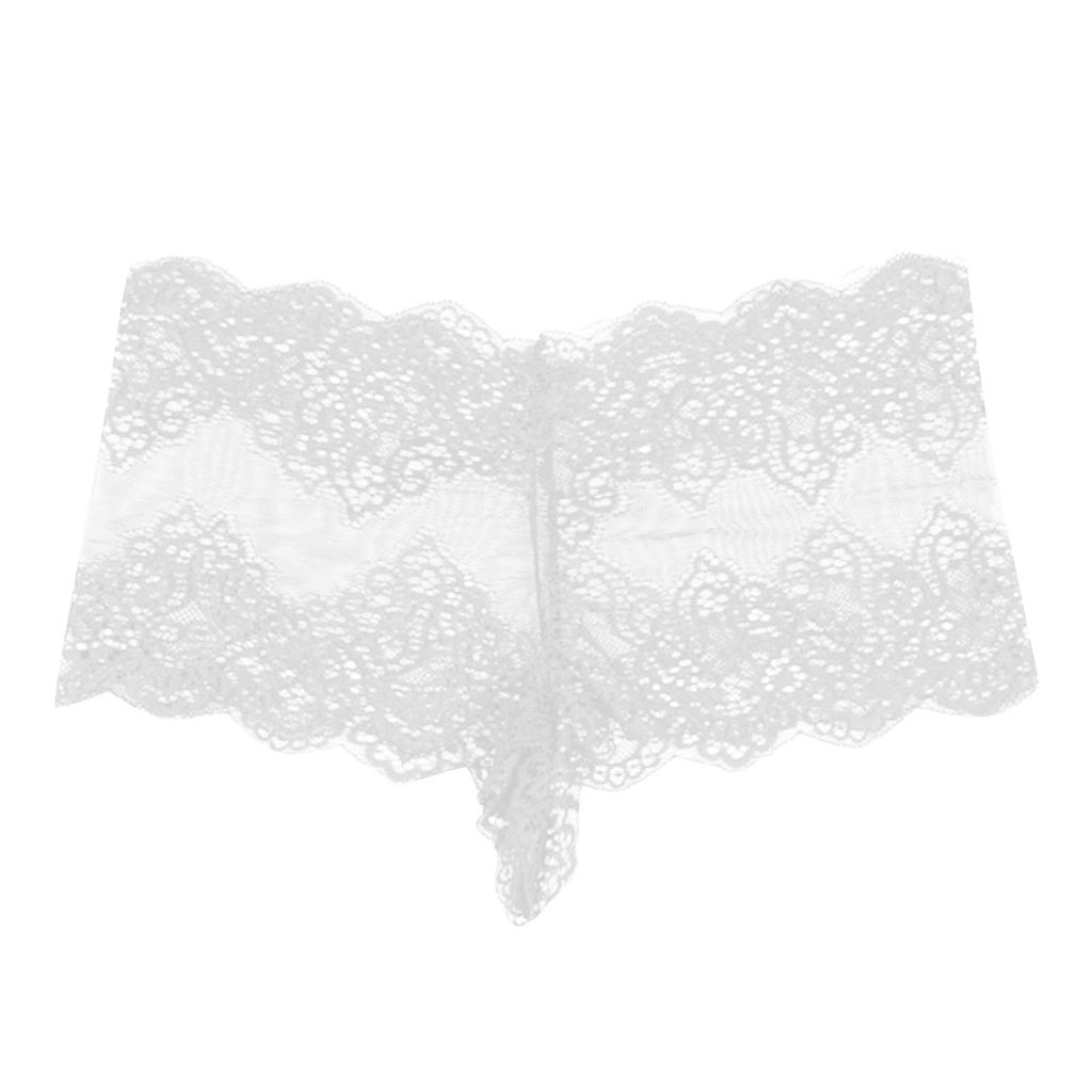 Sexy Women Lace Underwear High Waisted Thongs See Through Panties Erotic G String T Back Briefs