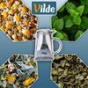 Glass jug with trigger tea infuser 730 ml