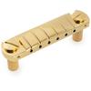 Musiclily Ultra 10.4mm Brass Wraparound Bridge with Stop Tailpiece, Preset, USA, for Electric Guitars, Gold