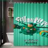 Crayon Shin-Chan New Dimension! Crayon Shinchan The Movie: Super Power Battle Scene 2D Print Waterproof Shower Curtain, Vibrant