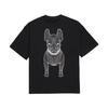 T-shirt in puro cotone a maniche corte con stampe, moda coreana, per uomo e donna, per primavera ed estate