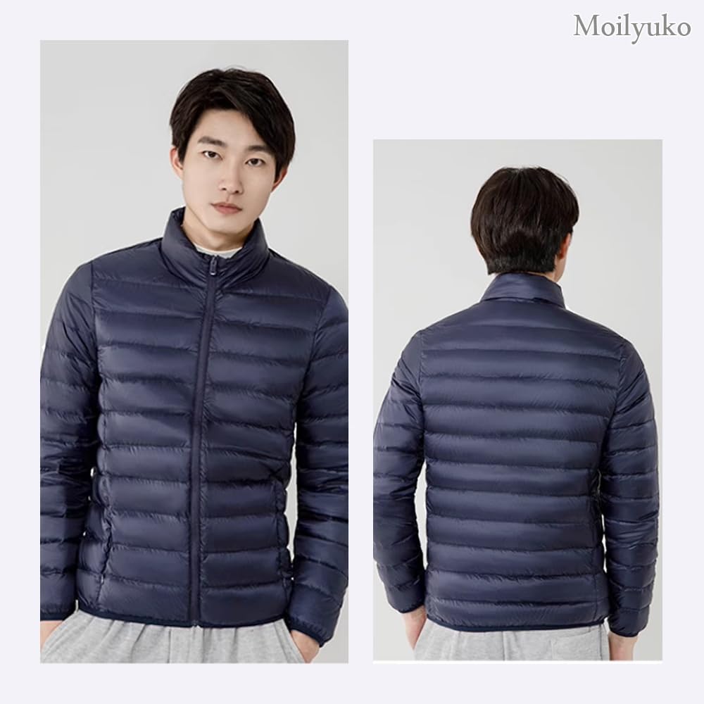 Moilyuko Ultralight Down Cold Storage Bag Pouch Mo53 Men's Jacket, Lightweight, Warm, Protection, Autumn/Winter, Included, (JP, Alphabet, 3XL,