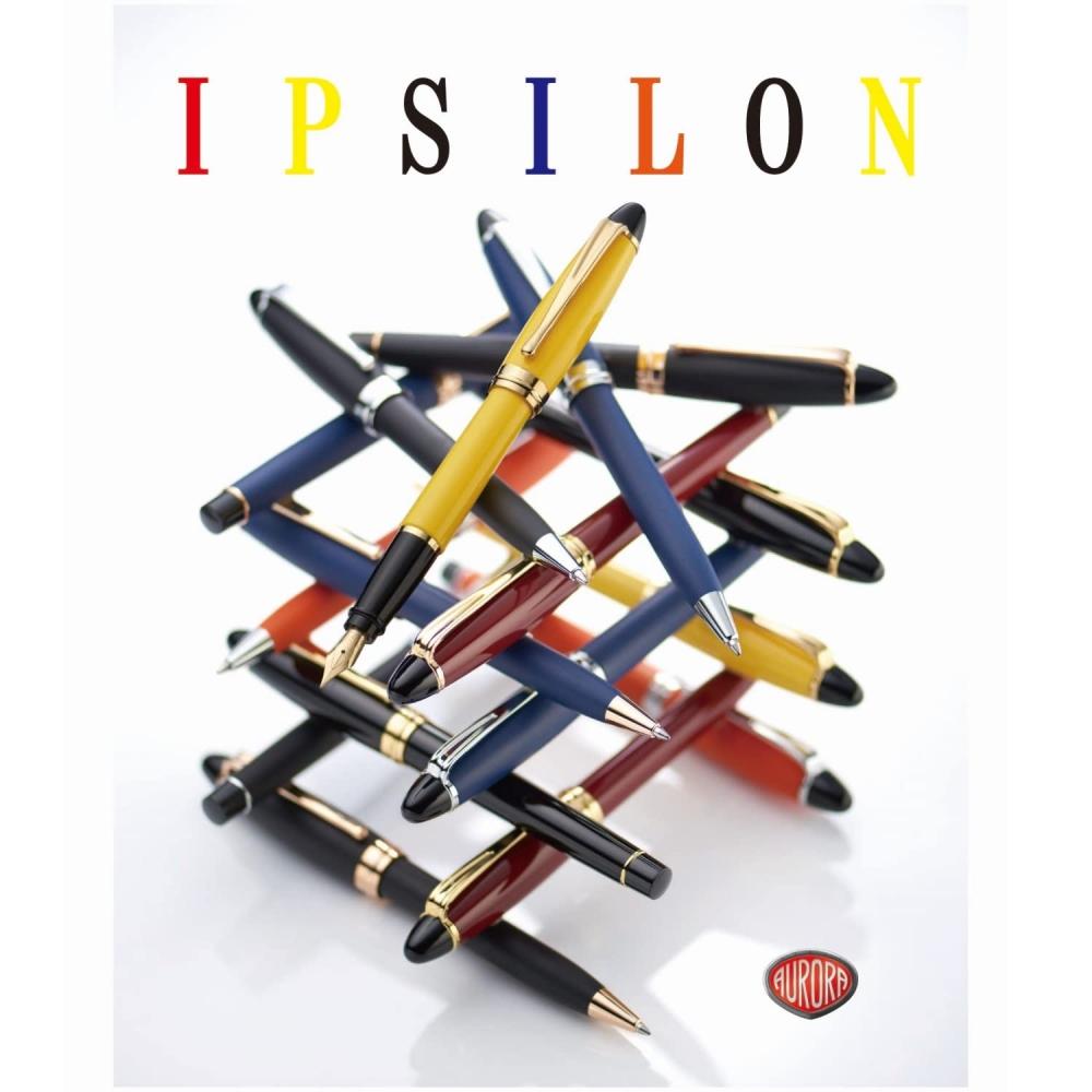 Aurora Ballpoint Pen Oil-based Epsilon B31-Y Yellow Regular Imported Product