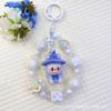 Flocking Wizard Cute Grain Mobile Phone Chain Keychain Bag Doll Pendant Accessories