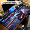 Tastatură Mouse Colorată Neon Personalizată cu Nume Text Anti-Alunecare pentru Birou Laptop Desktop