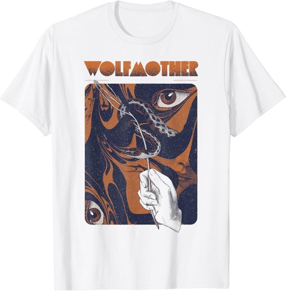 Wolfmother  Band White Color 100% Cotton Shirt All Size BT698 Unisex T-Shirt XXXL
