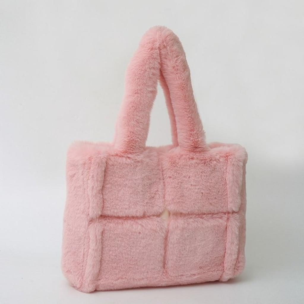 Tote Bag Women Fur Large Capacity Daily Commute