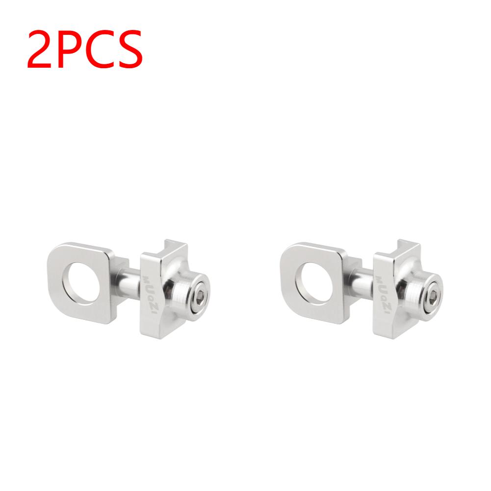 1-10pcs Single Speed Bicycle Chain Tensioner Adjuster Aluminum Alloy Bicycle Chain Fastener Fixed Bike Bolt Screw Accessories