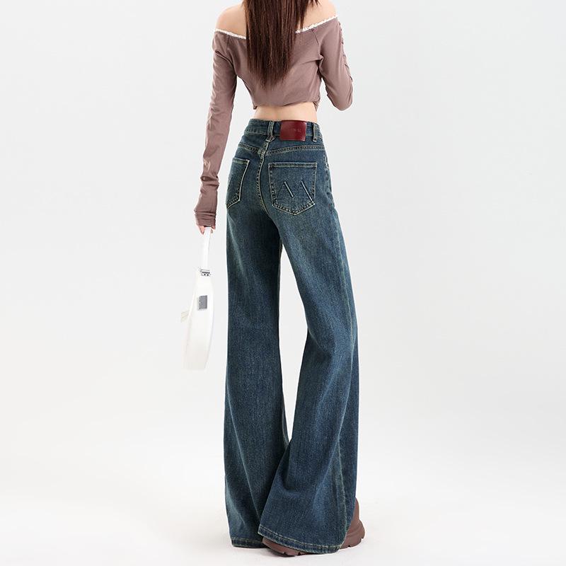 

2026 Women s Four-Way Stretch Micro Flare Jeans - Slimming, Flattering, Floor-Length Bell Bottoms, Not Tight to Legs Double Extra Large