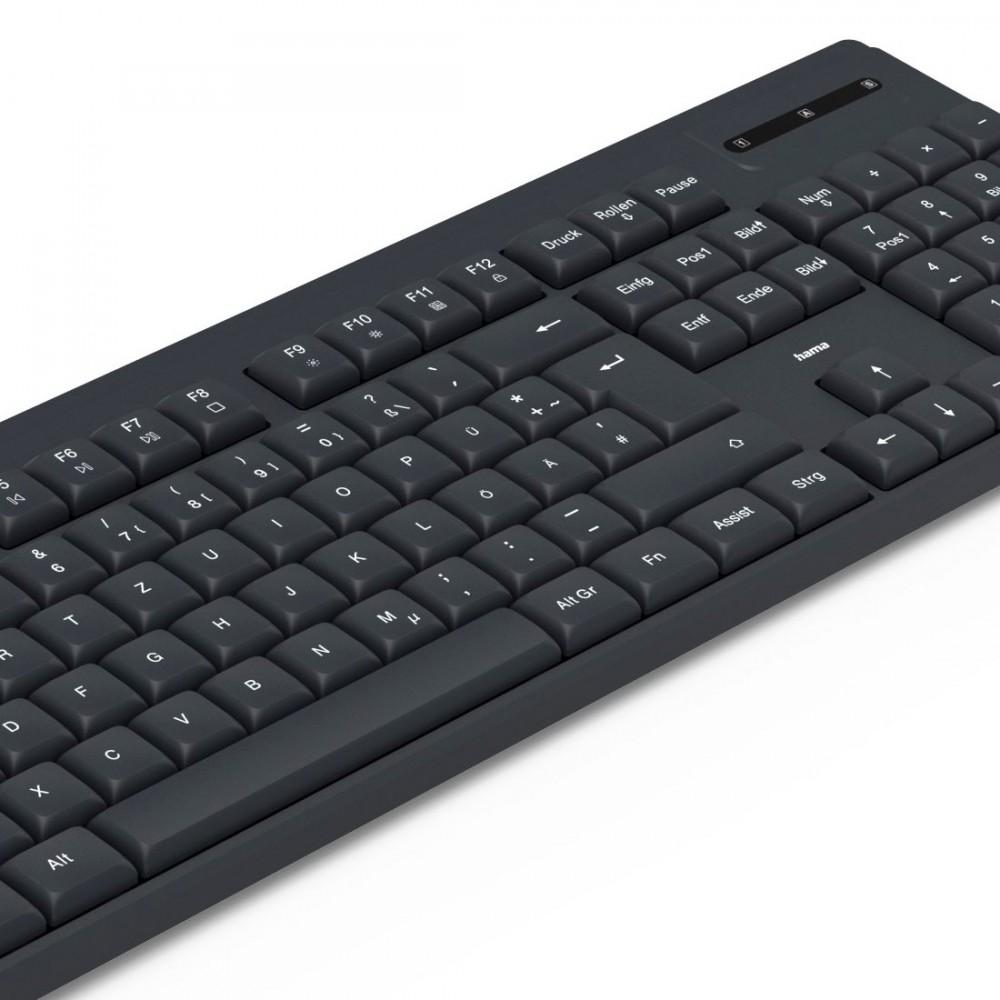 Keyboard and Mouse Set WKM-100 Black