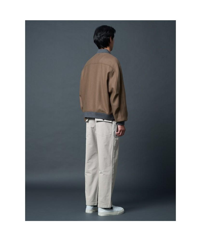 Shift.G Wool Blended Aviator Jumper Beige