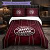 Biancheria da letto a tema Bayern Monaco Set 3 Pezzi Copripiumino Biancheria da letto decorativa per stanza di adolescenti Decorazione per la casa