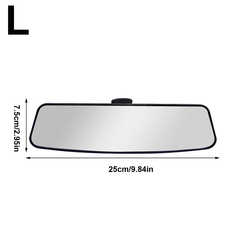 Car Interior Large Vision Rearview Mirror Anti Glare Reflector Suction Cup Indoor Reversing Mirror For Suvs Trucks Vehicle Auto