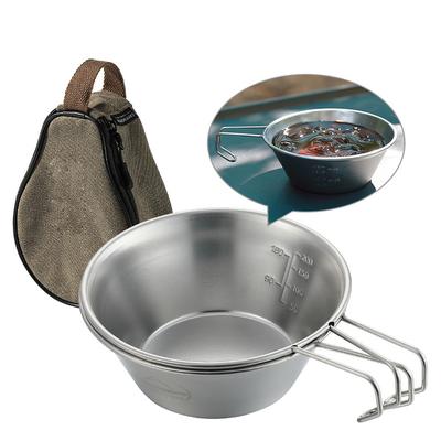 Outdoor Stal nierdzewna 310 ml Sierra Bowl Zastawa piknikowa Przenośny grill Camping Cup