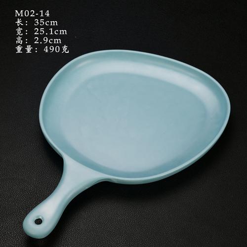Smash Resistant Melamine Tableware Dinner Plate Western Food Plate Pizza Plates Handle Steak Plates Sushi Dish Fruits Snack Tray